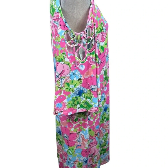 Ivy Road floral print Cold Shoulder Dress size large - Picture 6 of 10